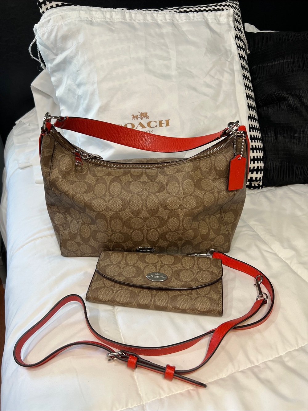 Coach Celeste Signature Bag & Wallet